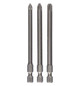 Schrauberbit-Set Extra-Hart 3-tlg, PZ1, PZ2, PZ3, 89 mm Bosch 2.607.001.761