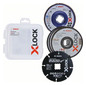 Trenn- und Fächerschleifscheiben-Set X-LOCK 125 mm Bosch 2.608.619.374
