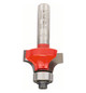 Rounding cutter 8 mm, D 25.4 mm R1 6.35 mm, L 12.7 mm, G 55 mm Bosch 2.608.629.374