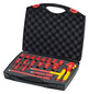 Ratschenschlüsselsatz isoliert 7208NK2001 1/2" 21-tlg. inkl. Koffer Wiha 43024