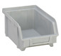 Inspectiebox industriële kwaliteit polystyreen PS Maat 2 grijs, BxDxH 100x165/140x75 mm Hünersdorff