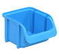 Sichtbox PP-Qualität Polypropylen Gr.1 blau, BxTxH 100x115/85x75 mm Hünersdorff