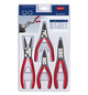Circlip pliers set 4-part Knipex 00 20 03 V02