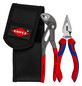 Tangen set, 2-delig incl. nijptang en waterpomptang Riemtasje, Knipex 00 20 72 V06 Mini's