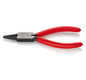Round nose pliers short/round jaws 140 mm, polished head Knipex 22 01 140