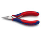 Electronic gripper flat/round 115 mm, mirror polished head, MK handle Knipex 35 22 115