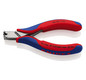 Electronic front cutter 90° 115 mm, polished head, MK handle Knipex 64 02 115