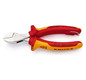 Seitenschneider X-Cut Kompakt, VDE 160 mm, verchromt, MK-Griff Knipex 73 06 160 T