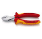 Diagonal cutters X-Cut Compact VDE 160 mm, chrome-plated, MK handle Knipex 73 06 160