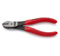 Power side cutter 140 mm, polished head, atramentised Knipex 74 01 140