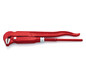 Pijpsleutel 90° 310 mm, 1", rood gepoedercoat Knipex 83 10 010