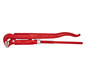 Pijpsleutel 90° 420 mm, 1 1/2", rood gepoedercoat Knipex 83 10 015