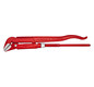 Hoekpijptang 45° 430 mm, 1 1/2", rood gepoedercoat Knipex 83 20 015