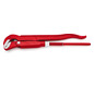 Eckrohrzange S-Maul 320 mm, 1", rot pulverbeschichtet Knipex 83 30 010