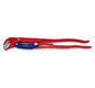 Pijpsleutel S-klauw met snelverstelling 560 mm, 2", rood gepoedercoat Knipex 83 60 020