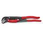 Pijpsleutel S-klauw met snelverstelling 330 mm 1 1/2" rood/grijs met poedercoating Knipex 83 61 015