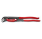 Pijpsleutel S-klauw met snelverstelling 330 mm, 2", rood/grijs met poedercoating Knipex 83 61 020