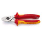 Cable shears with eyelet 165 mm, chrome-plated, MK handle Knipex 95 16 165 T