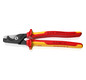 Kabelschaar StepCut XL, VDE-getest DIN EN 60900 Knipex 95 18 225