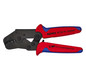 Crimphebelzange kurze Bauform 195 mm, 0,-1,5 mm² Steckverbinder Knipex 97 52 14