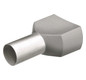 Twin wire end ferrules Plastic collar grey, 2x4.0 mm², 100 pieces Knipex 97 99 375