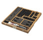 Clamping tool assortment 45 pcs. Slot 16x16, spring-loaded clamp in wooden case, AMF 6531