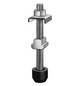 Drukschroef DIN 933 8.8 Maat 6, M 12x80 mm, gegalvaniseerd voor open draagarmen, AMF 6890