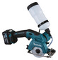 Cordless glass and tile cutter 10.8 V / 4.0Ah, 2 batteries and charger Makita CC301DSMJ in MAKPAC