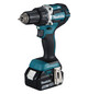 Akku-Bohrschrauber 18V / 5,0 Ah, 2 Akkus + Ladegerät Makita DDF484RTJ