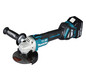 Cordless angle grinder 18V / 5.0 Ah, 2 batteries + charger Makita DGA513RTJ