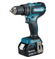 Cordless impact drill 18V / 5.0 Ah, 2 batteries + charger Makita DHP485RTJ