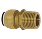 Screw-in connector sharkbite series BSPT 1", OD 28 mm brass