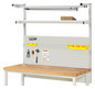 Aufbaugestell Komplettset 04 BxTxH 1500x600x1130 mm lichtgrau RAL7035 Rau