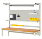 Aufbaugestell Komplettset 04 BxTxH 2000x600x1130 mm lichtgrau RAL7035 Rau