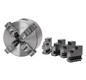 4-Backen-Drehfutter 125 mm, einzeln spannend Optimum