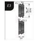 Biegerollen Typ E3 für SBM 250-25E Metallkraft 3880713