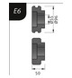 Biegerollen Typ E6 für SBM 250-25E Metallkraft 3880716
