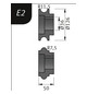 Biegerollen Typ E2 für SBM 300-40 E Metallkraft 3880722