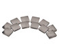 Snij-inzetstukset voor KE 16-2, set van 12 Metallkraft 3991606